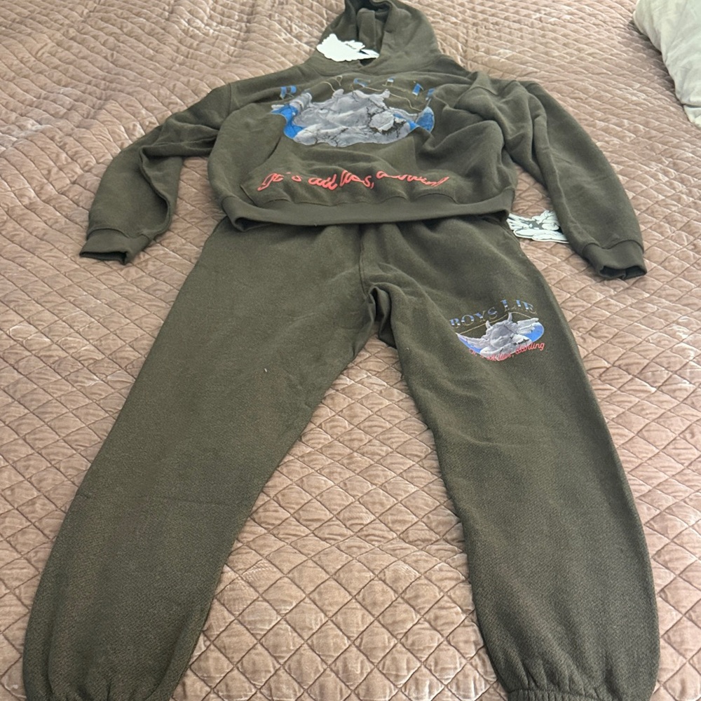 Boys Lie Brown Joggers